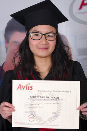 Apprenante secrétaire médicale diplômée